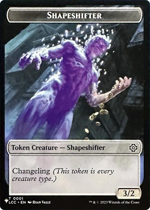 Shapeshifter // Cat Double-Sided Token [Secret Lair Drop Series] | Game Master's Emporium (The New GME)