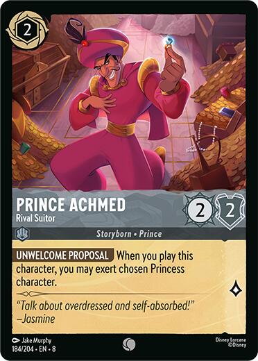 Prince Achmed - Rival Suitor (184/204) [Reign of Jafar] | Game Master's Emporium (The New GME)