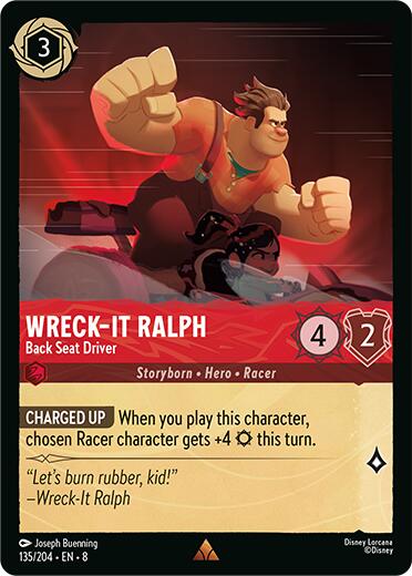 Wreck-It Ralph - Back Seat Driver (135/204) [Reign of Jafar] | Game Master's Emporium (The New GME)