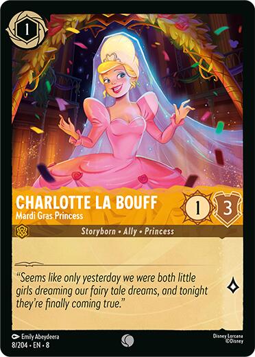 Charlotte La Bouff - Madri Gras Princess (8/204) [Reign of Jafar] | Game Master's Emporium (The New GME)
