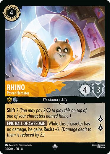 Rhino - Power Hamster (30/204) [Reign of Jafar] | Game Master's Emporium (The New GME)