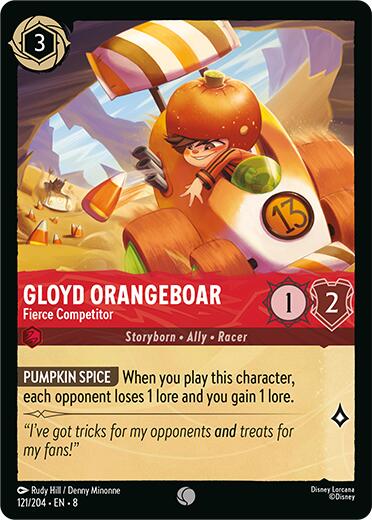 Gloyd Orangeboar - Fierce Competitor (121/204) [Reign of Jafar] | Game Master's Emporium (The New GME)