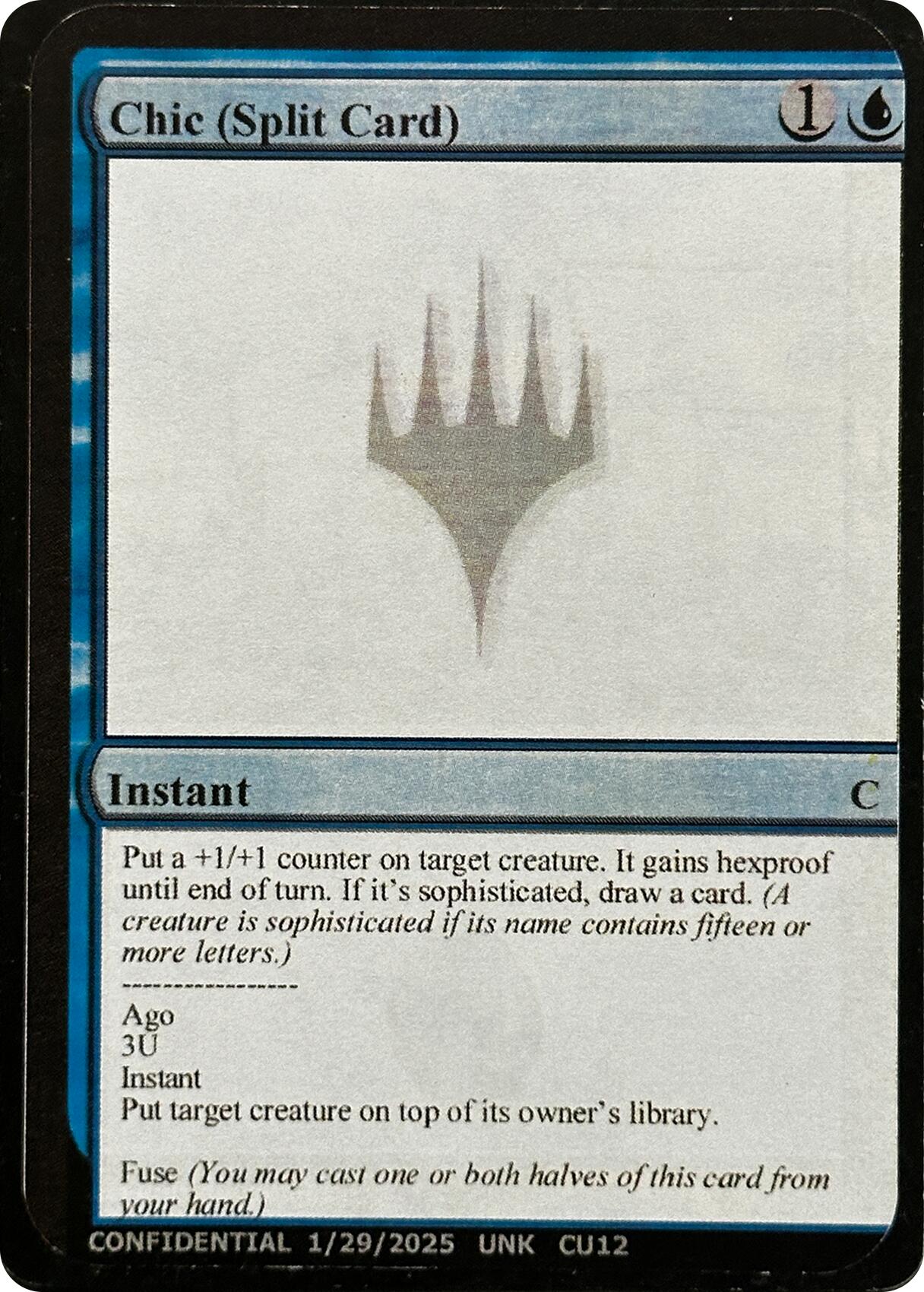 Chic (Split Card) [Unknown Event] | Game Master's Emporium (The New GME)