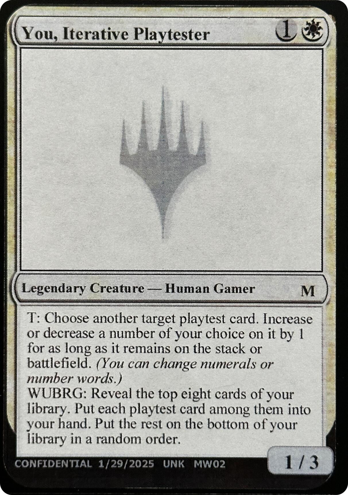 You, Iterative Playtester [Unknown Event] | Game Master's Emporium (The New GME)