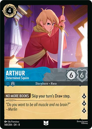 Arthur - Determined Squire (168/204) [Reign of Jafar] | Game Master's Emporium (The New GME)