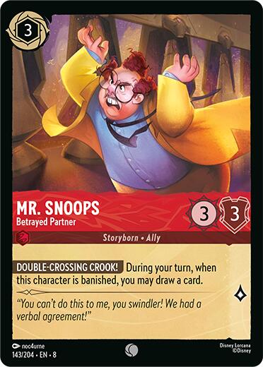 Mr. Snoops - Betrayed Partner (143/204) [Reign of Jafar] | Game Master's Emporium (The New GME)