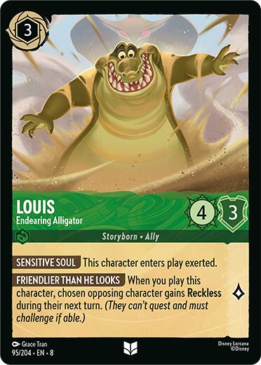 Louis - Endearing Alligator (95/204) [Reign of Jafar] | Game Master's Emporium (The New GME)