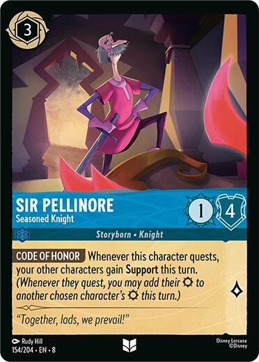 Sir Pellinore - Seasoned Knight (154/204) [Reign of Jafar] | Game Master's Emporium (The New GME)