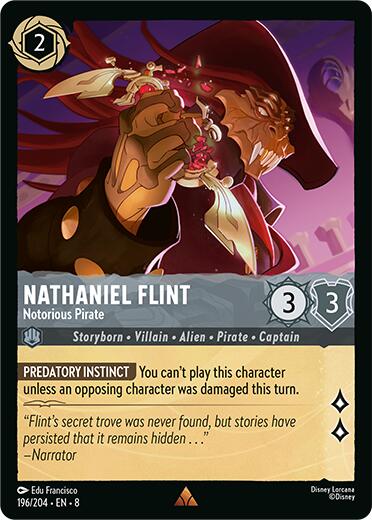Nathaniel Flint - Notorious Pirate (196/204) [Reign of Jafar] | Game Master's Emporium (The New GME)