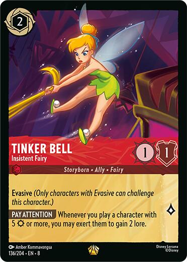 Tinkerbell - Insistent Fairy (136/204) [Reign of Jafar] | Game Master's Emporium (The New GME)
