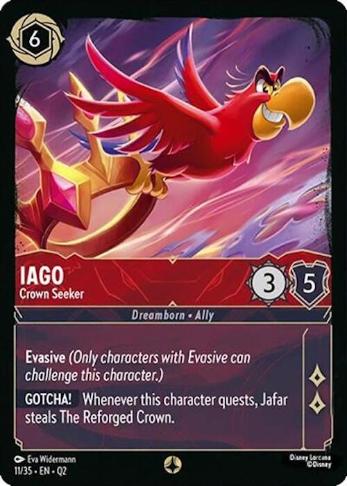 Iago - Crown Seeker (11/35) [Illumineer's Quest: Deep Trouble] | Game Master's Emporium (The New GME)