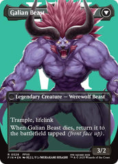 Vincent Valentine // Galian Beast (Borderless) (Surge Foil) [FINAL FANTASY] | Game Master's Emporium (The New GME)