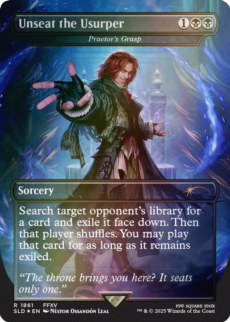 Unseat the Usurper - Praetor's Grasp (Rainbow Foil) [Secret Lair Drop Series] | Game Master's Emporium (The New GME)