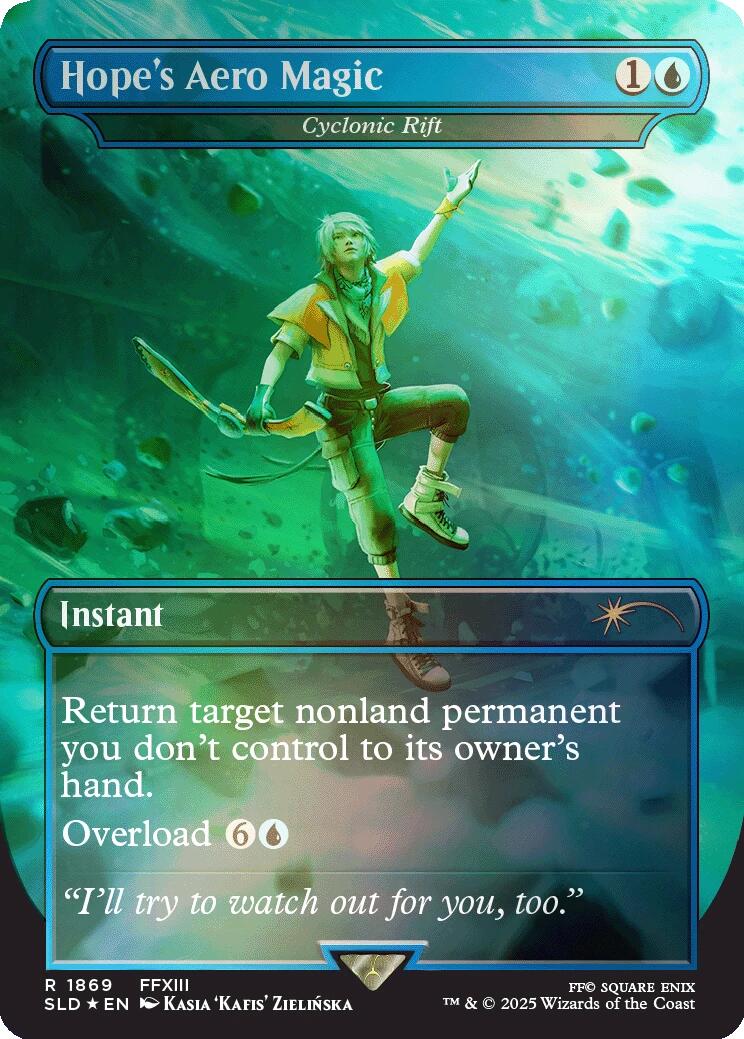 Hope's Aero Magic - Cyclonic Rift (Rainbow Foil) [Secret Lair Drop Series] | Game Master's Emporium (The New GME)