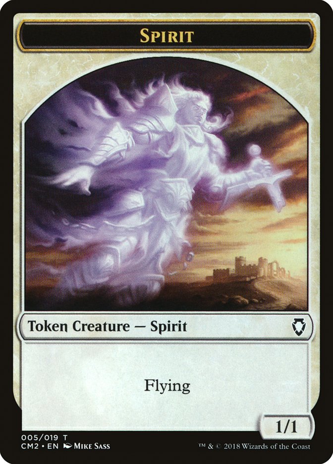 Spirit Token [Commander Anthology Volume II Tokens] | Game Master's Emporium (The New GME)