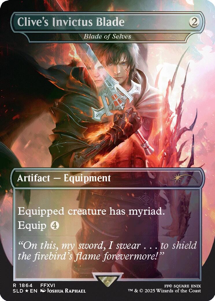 Clive's Invictus Blade - Blade of Selves (Rainbow Foil) [Secret Lair Drop Series] | Game Master's Emporium (The New GME)