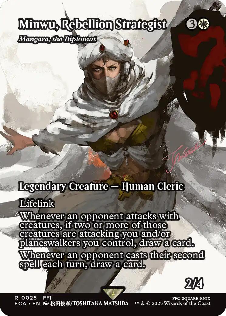 Minwu, Rebellion Strategist - Mangara, the Diplomat (Showcase) [FINAL FANTASY : Through the Ages] | Game Master's Emporium (The New GME)