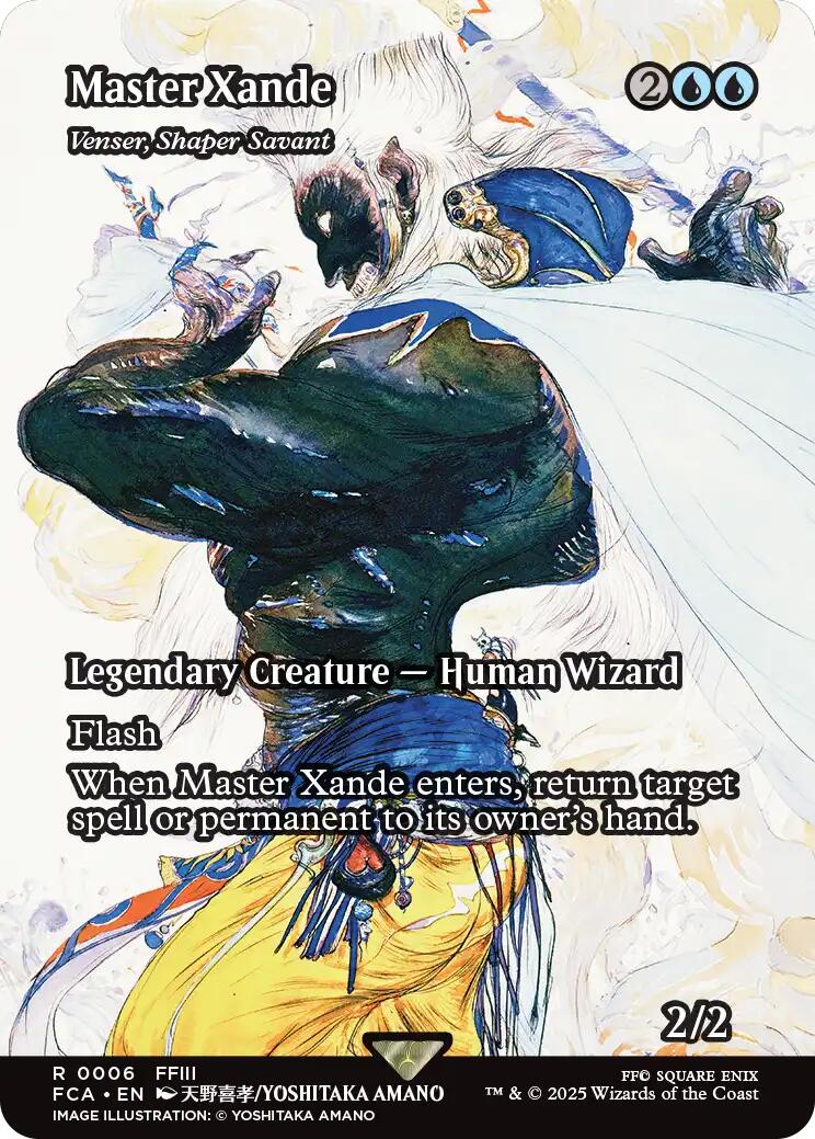 Master Xande - Venser, Shaper Savant (Showcase) [FINAL FANTASY : Through the Ages] | Game Master's Emporium (The New GME)