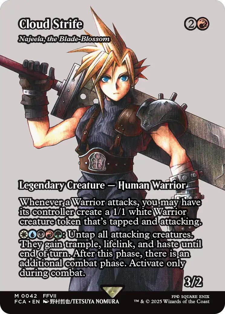 Cloud Strife - Najeela, the Blade-Blossom (Showcase) [FINAL FANTASY : Through the Ages] | Game Master's Emporium (The New GME)