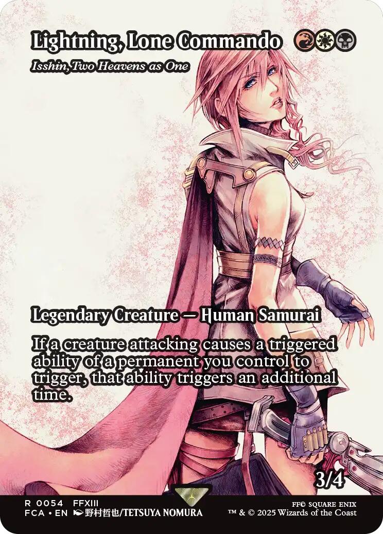 Lightning, Lone Commando - Isshin, Two Heavens as One (Showcase) [FINAL FANTASY : Through the Ages] | Game Master's Emporium (The New GME)