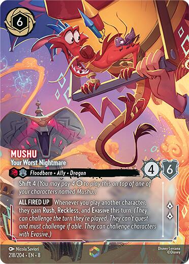 Mushu - Your Worst Nightmare (Enchanted) (218/204) [Reign of Jafar] | Game Master's Emporium (The New GME)