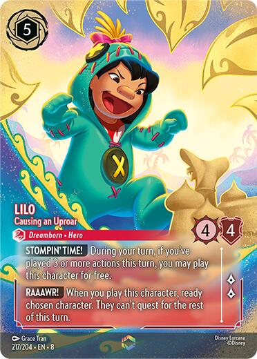 Lilo - Causing an Uproar (Enchanted) (217/204) [Reign of Jafar] | Game Master's Emporium (The New GME)