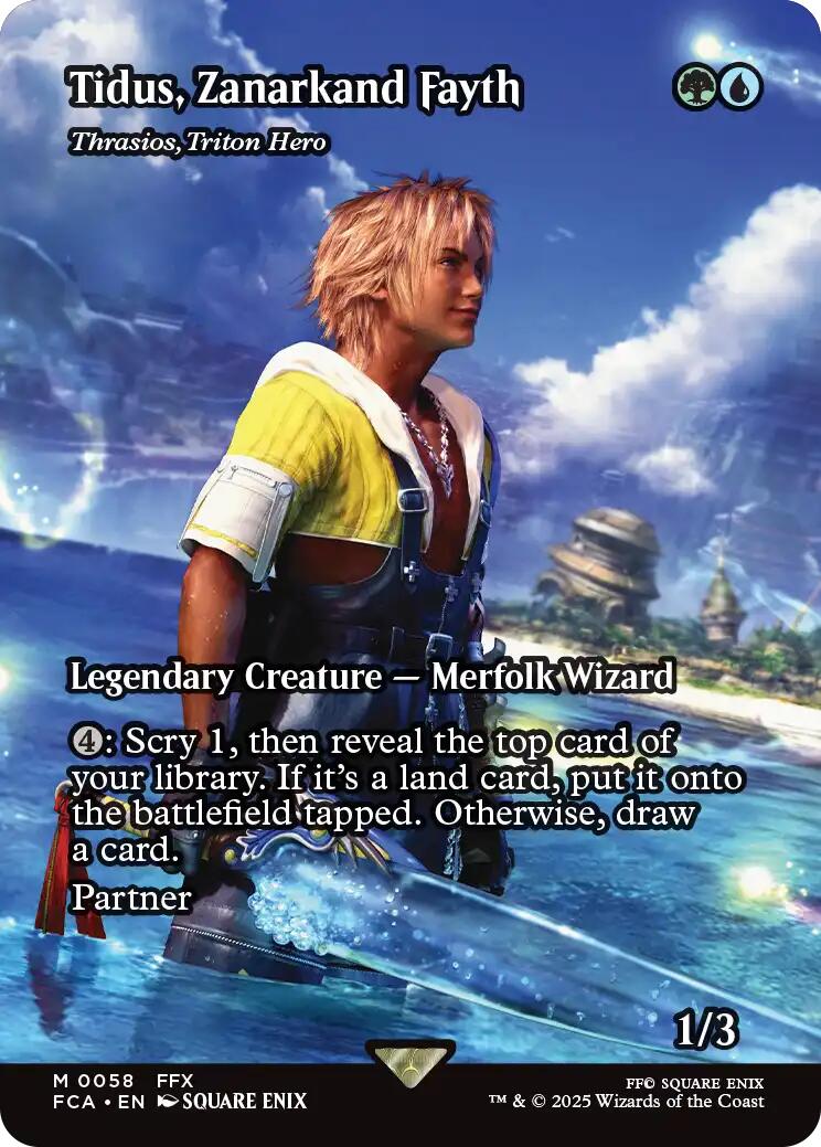Tidus, Zanarkand Fayth - Thrasios, Triton Hero (Showcase) [FINAL FANTASY : Through the Ages] | Game Master's Emporium (The New GME)