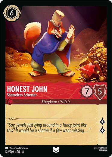 Honest John - Shameless Schemer (122/204) [Reign of Jafar] | Game Master's Emporium (The New GME)
