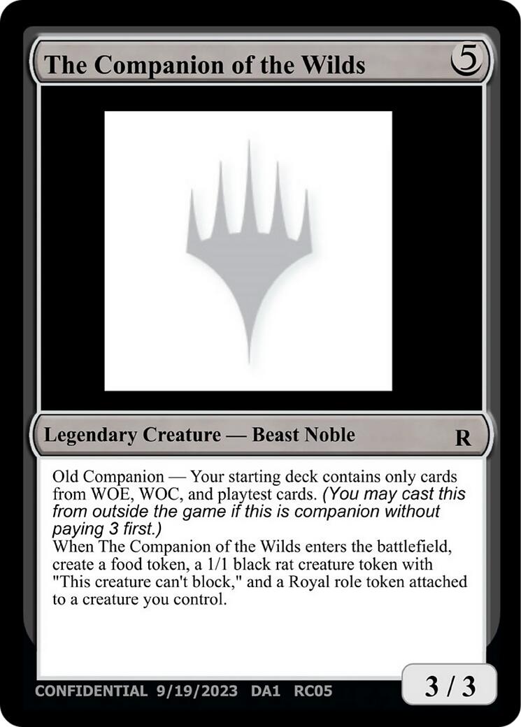 The Companion of the Wilds [Unknown Event] | Game Master's Emporium (The New GME)