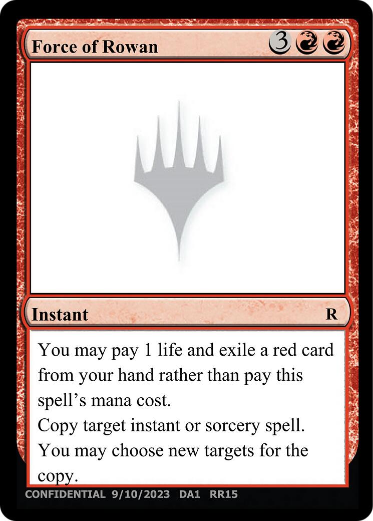 Force of Rowan [Unknown Event] | Game Master's Emporium (The New GME)