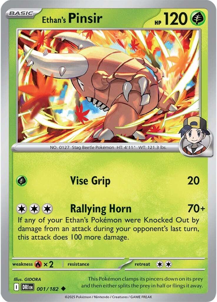 Ethan's Pinsir (001/182) [Scarlet & Violet: Destined Rivals] | Game Master's Emporium (The New GME)