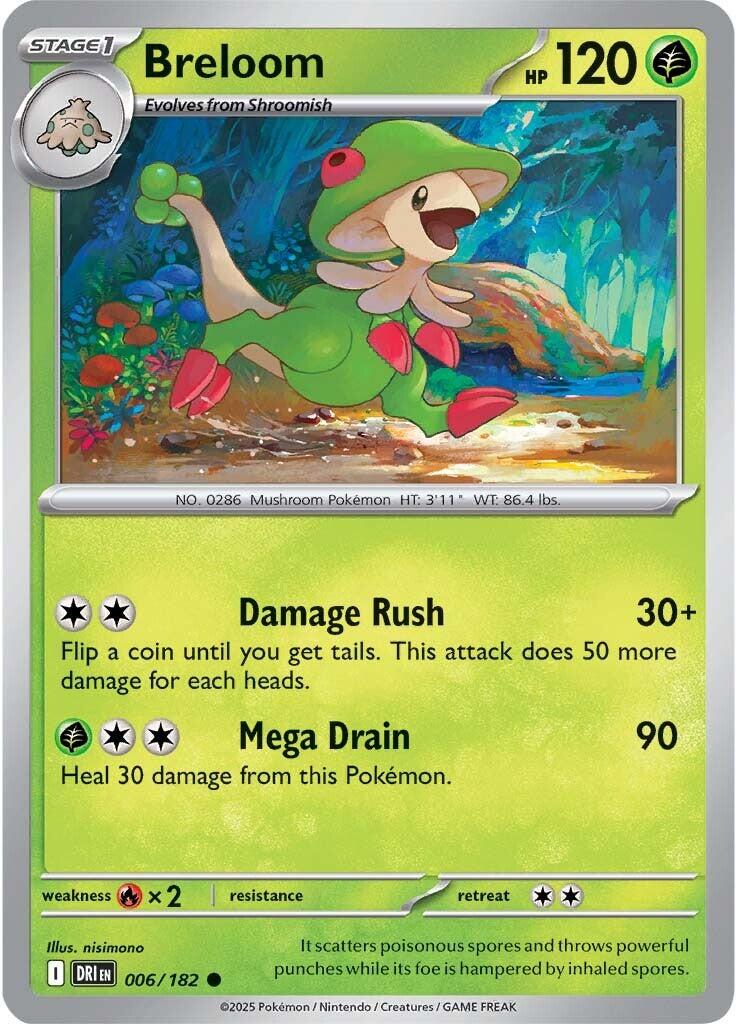 Breloom (006/182) [Scarlet & Violet: Destined Rivals] | Game Master's Emporium (The New GME)