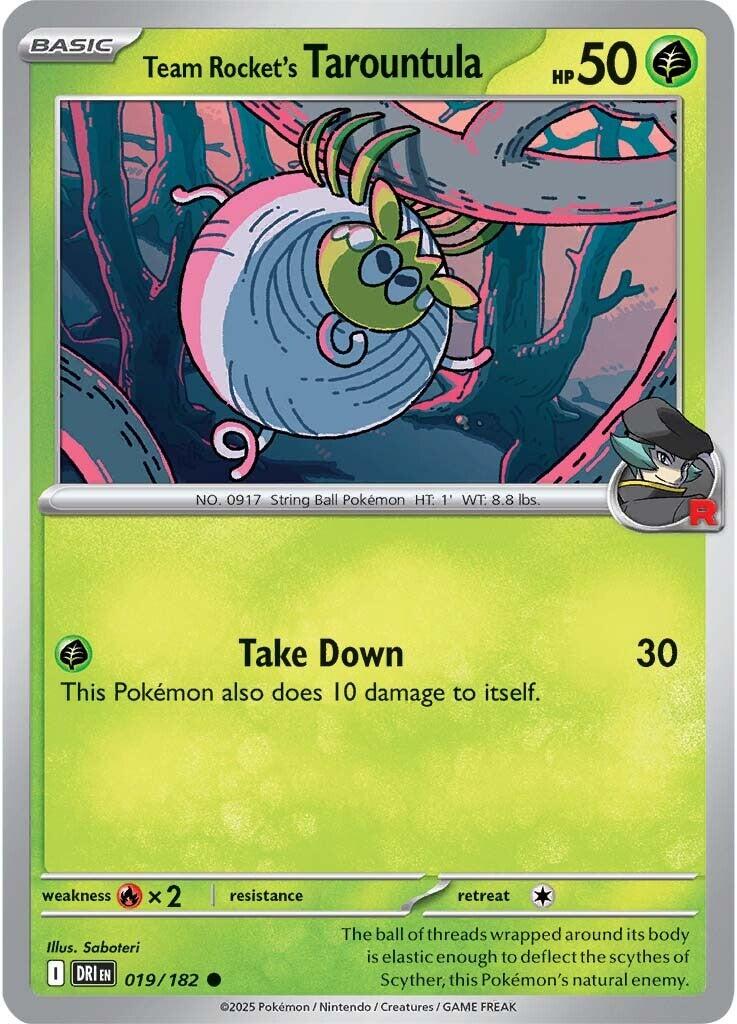 Team Rocket's Tarountula (019/182) [Scarlet & Violet: Destined Rivals] | Game Master's Emporium (The New GME)
