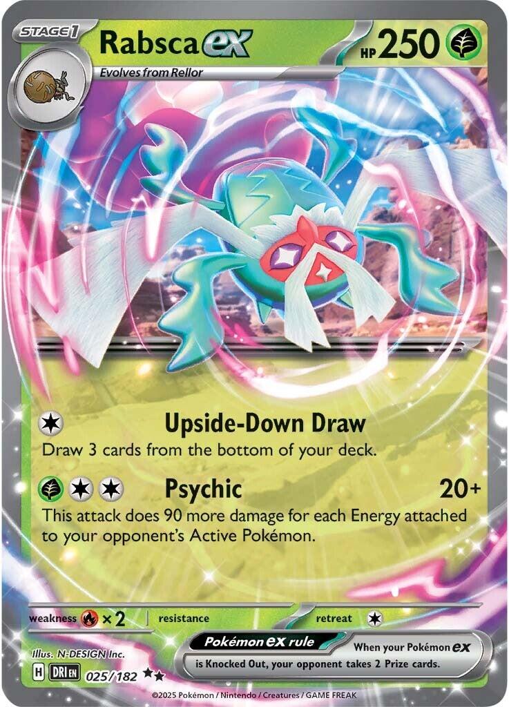 Rabsca ex (025/182) [Scarlet & Violet: Destined Rivals] | Game Master's Emporium (The New GME)