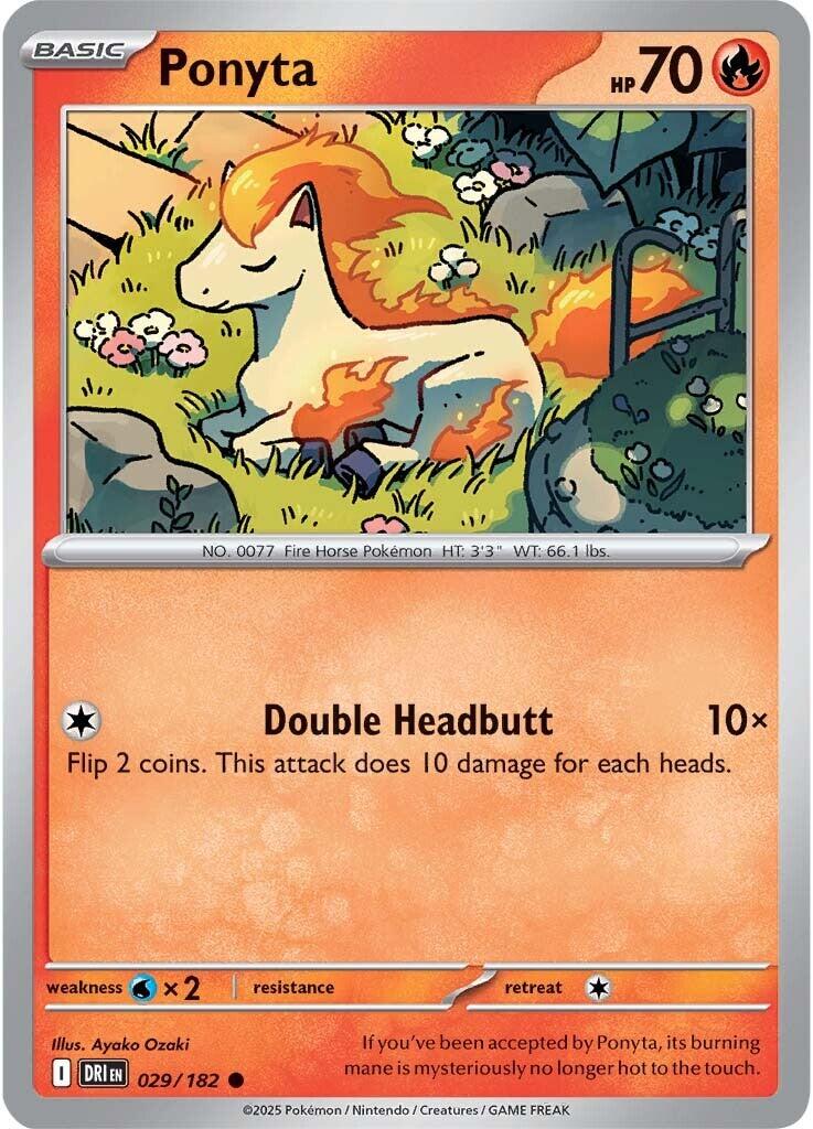 Ponyta (029/182) [Scarlet & Violet: Destined Rivals] | Game Master's Emporium (The New GME)