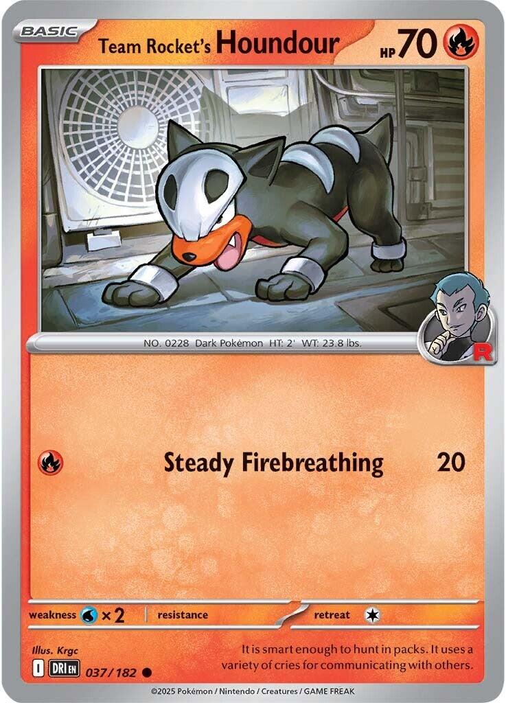Team Rocket's Houndour (037/182) [Scarlet & Violet: Destined Rivals] | Game Master's Emporium (The New GME)