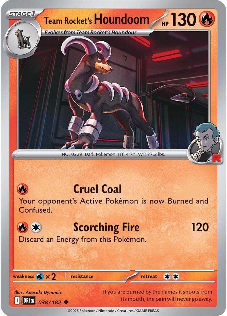 Team Rocket's Houndoom (038/182) [Scarlet & Violet: Destined Rivals] | Game Master's Emporium (The New GME)