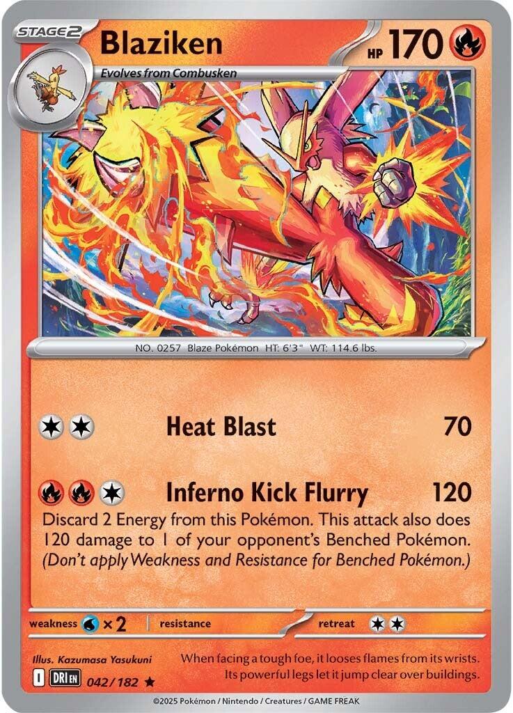 Blaziken (042/182) [Scarlet & Violet: Destined Rivals] | Game Master's Emporium (The New GME)
