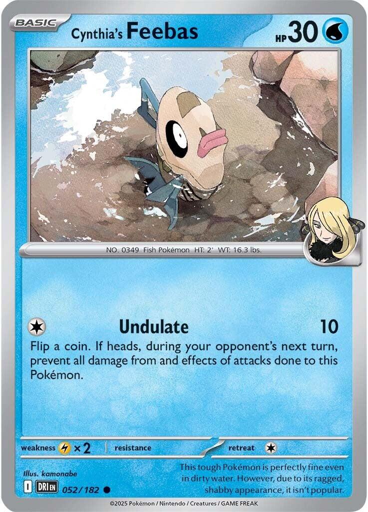 Cynthia's Feebas (052/182) [Scarlet & Violet: Destined Rivals] | Game Master's Emporium (The New GME)