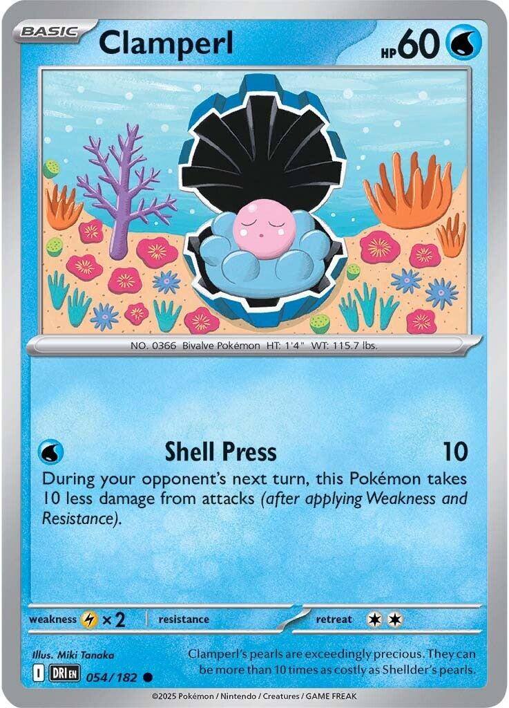 Clamperl (054/182) [Scarlet & Violet: Destined Rivals] | Game Master's Emporium (The New GME)