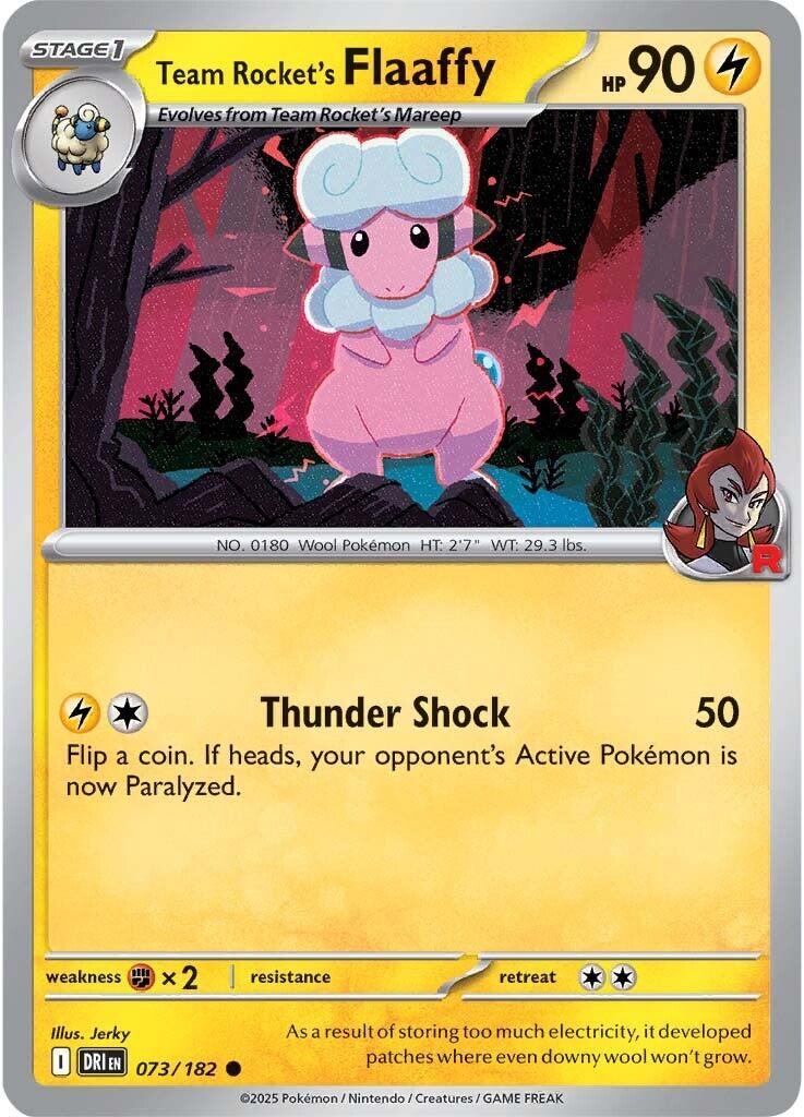 Team Rocket's Flaaffy (073/182) [Scarlet & Violet: Destined Rivals] | Game Master's Emporium (The New GME)