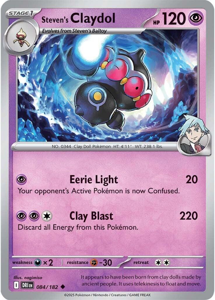 Steven's Claydol (084/182) [Scarlet & Violet: Destined Rivals] | Game Master's Emporium (The New GME)