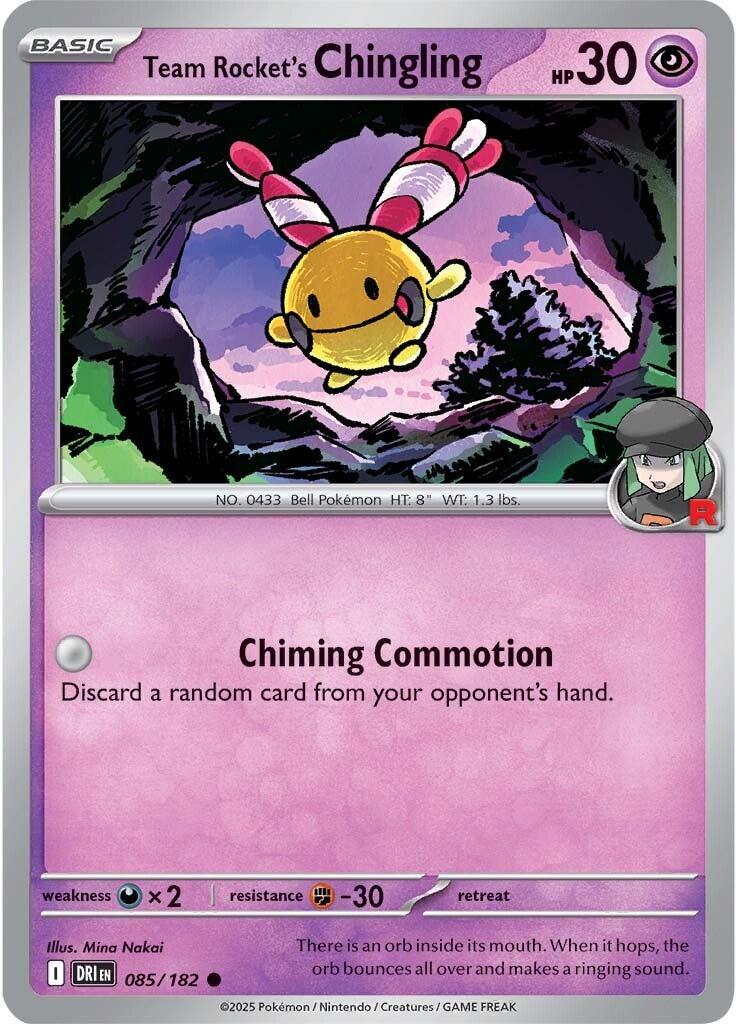 Team Rocket's Chingling (085/182) [Scarlet & Violet: Destined Rivals] | Game Master's Emporium (The New GME)