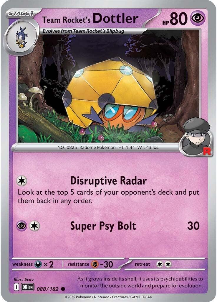 Team Rocket's Dottler (088/182) [Scarlet & Violet: Destined Rivals] | Game Master's Emporium (The New GME)