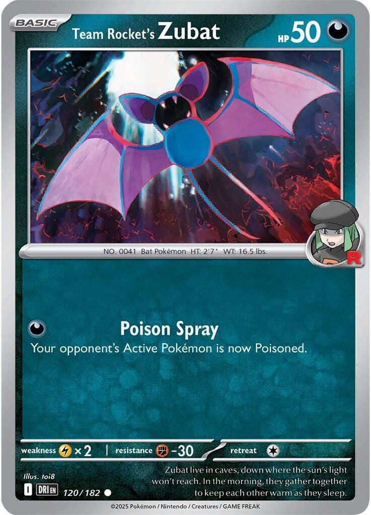 Team Rocket's Zubat (120/182) [Scarlet & Violet: Destined Rivals] | Game Master's Emporium (The New GME)