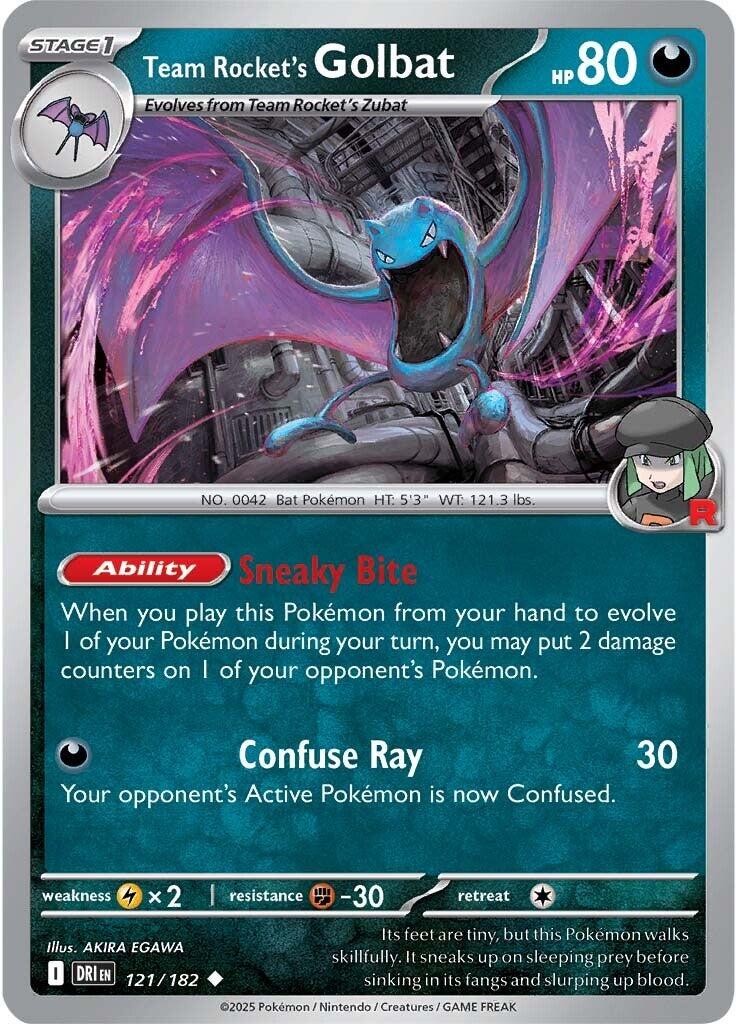 Team Rocket's Golbat (121/182) [Scarlet & Violet: Destined Rivals] | Game Master's Emporium (The New GME)