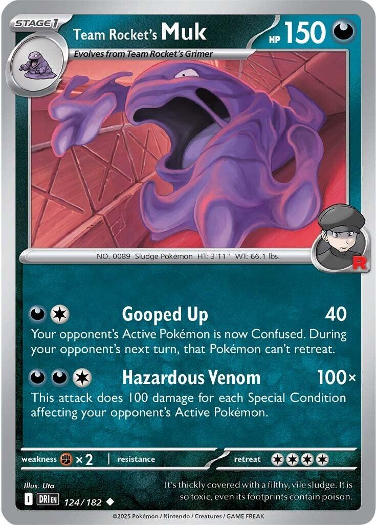Team Rocket's Muk (124/182) [Scarlet & Violet: Destined Rivals] | Game Master's Emporium (The New GME)