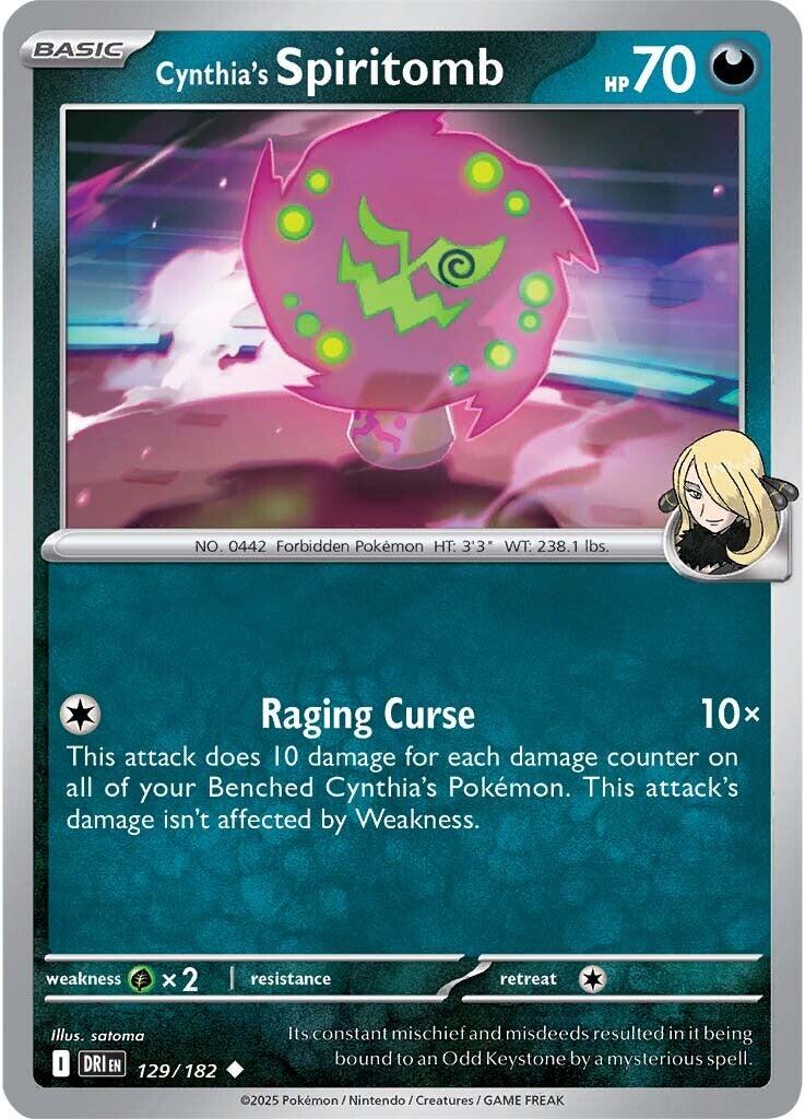 Cynthia's Spiritomb (129/182) [Scarlet & Violet: Destined Rivals] | Game Master's Emporium (The New GME)
