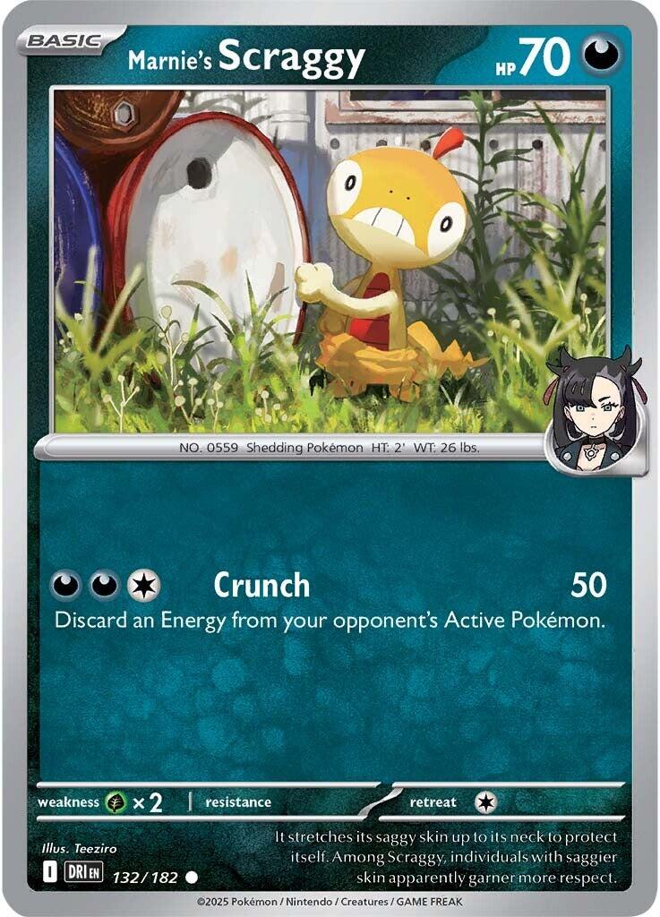 Marnie's Scraggy (132/182) [Scarlet & Violet: Destined Rivals] | Game Master's Emporium (The New GME)