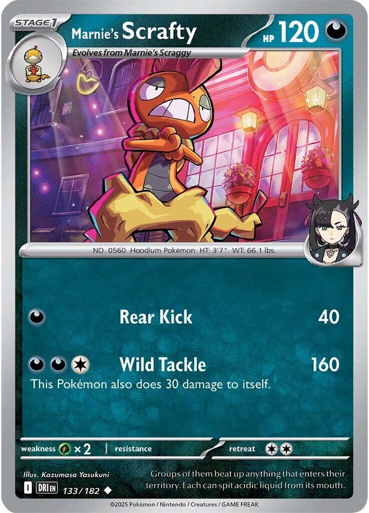 Marnie's Scrafty (133/182) [Scarlet & Violet: Destined Rivals] | Game Master's Emporium (The New GME)